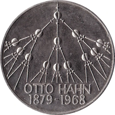 5 Deutsche Mark Otto Hahn back