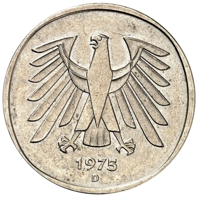 5 Deutsche Mark Pattern front