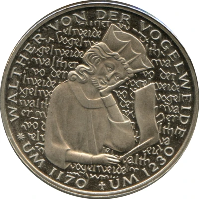 5 Deutsche Mark Walther von der Vogelweide back