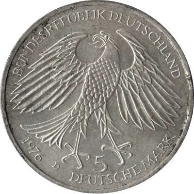 5 Deutsche Mark von Grimmelshausen front