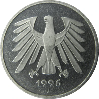 5 Deutsche Mark front