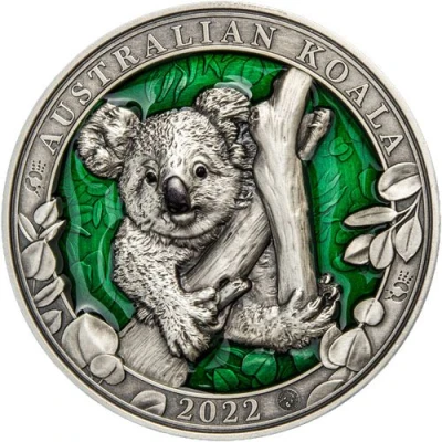 5 Dollars Australian Koala back