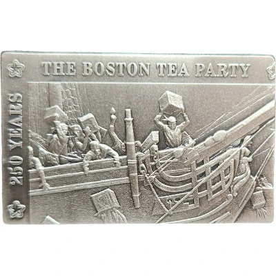 5 Dollars Boston Tea Party back