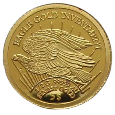 5 Dollars Eagle Gold Investment back