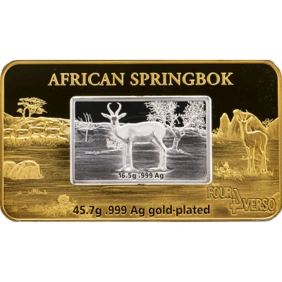 5 Dollars - Elizabeth II African Springbok back