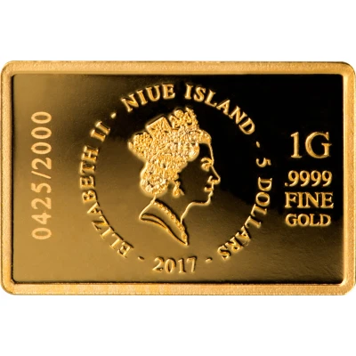 5 Dollars - Elizabeth II Baby Fawn front