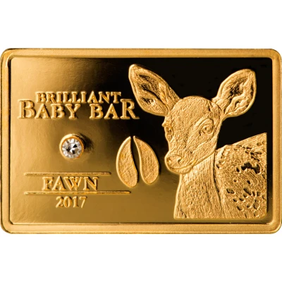 5 Dollars - Elizabeth II Baby Fawn back