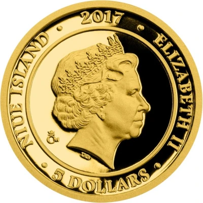 5 Dollars - Elizabeth II Cipísek front