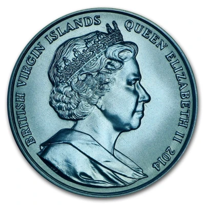 5 Dollars - Elizabeth II Dolphin front