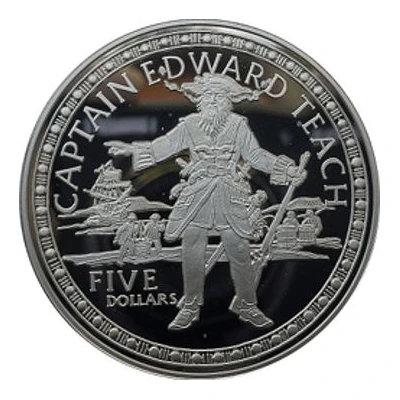 5 Dollars - Elizabeth II Edward Teach back