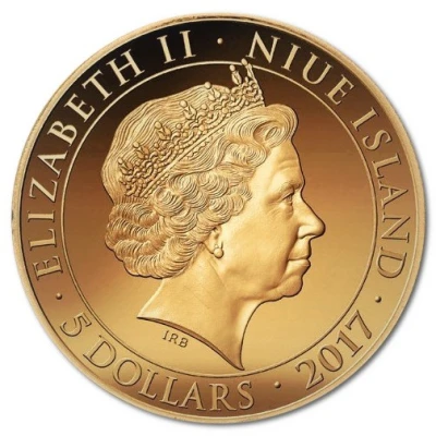 5 Dollars - Elizabeth II John F. Kennedy front