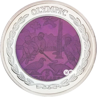 5 Dollars - Elizabeth II Olympics, America back