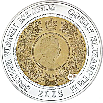 5 Dollars - Elizabeth II Olympics, Asia front