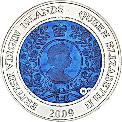 5 Dollars - Elizabeth II Olympics, Europe front