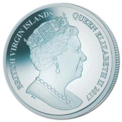 5 Dollars - Elizabeth II Seahorse front