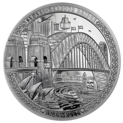5 Dollars - Elizabeth II Sydney Harbour Bridge back