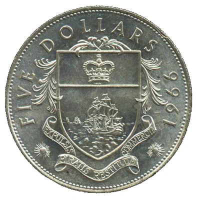 5 Dollars - Elizabeth II back