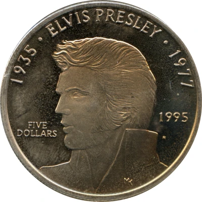 5 Dollars Elvis Presley back