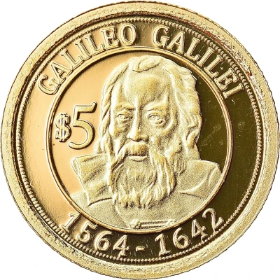 5 Dollars Galileo Galilei back