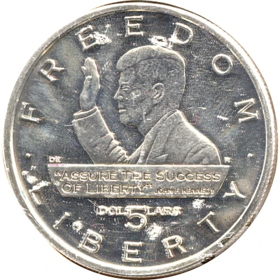 5 Dollars JFK - Assure The Success of Liberty back