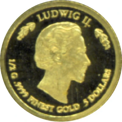 5 Dollars Ludwig II back