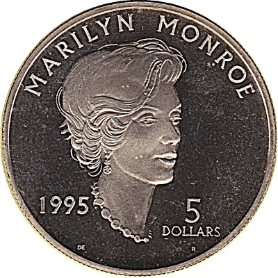 5 Dollars Marilyn Monroe back