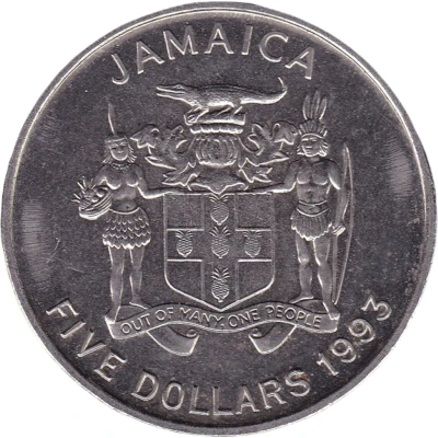 5 Dollars Norman W. Manley front