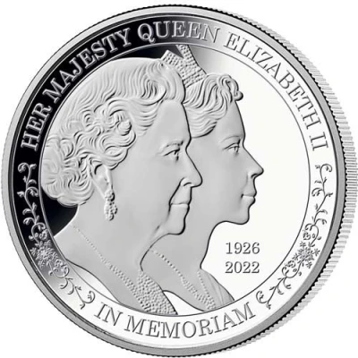 5 Dollars Queen Elizabeth II back