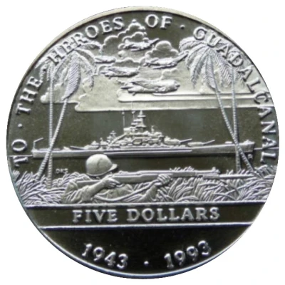 5 Dollars To the Heroes of Guadalcanal back