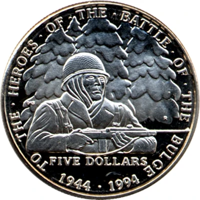 5 Dollars To the Heroes of the Battle of the Bulge back