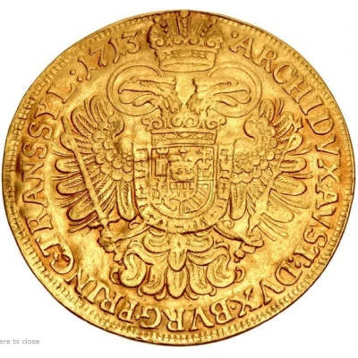 5 Ducats - Charles III back