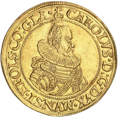 5 Ducats - Charles II front