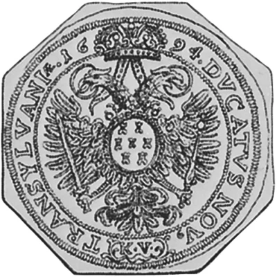 5 Ducats - Leopold I Kolozsvár- Klippe back