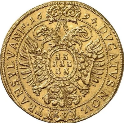 5 Ducats - Leopold I Kolozsvár back