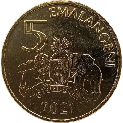 5 Emalangeni - Mswati III back