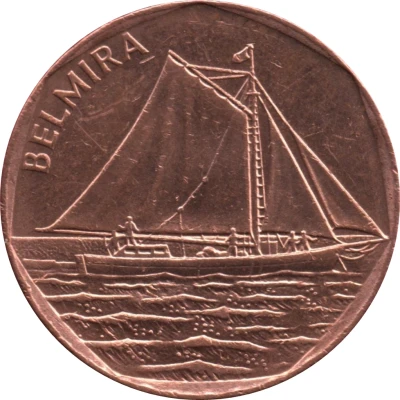 5 Escudos Sailing boat "Belmira" back