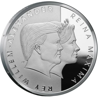 5 Florins - Willem-Alexander Royal visit front