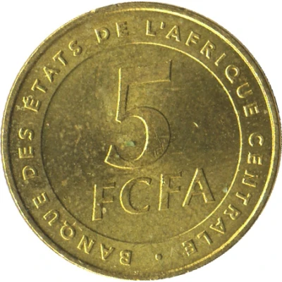 5 Francs CFA front