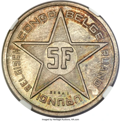 5 Francs Essai front