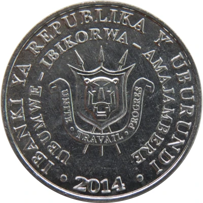 5 Francs Sarothrura elegans front