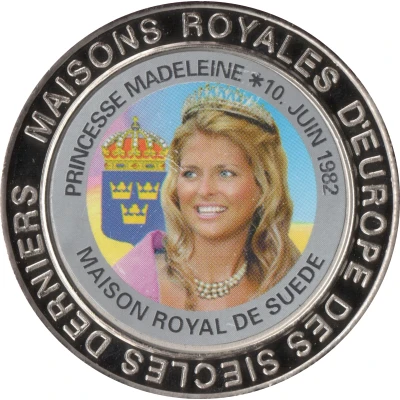 5 Francs Sweden - Princess Madeleine back