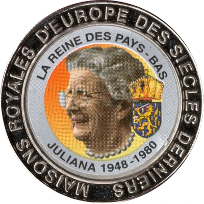 5 Francs The Netherlands - Queen Juliana back