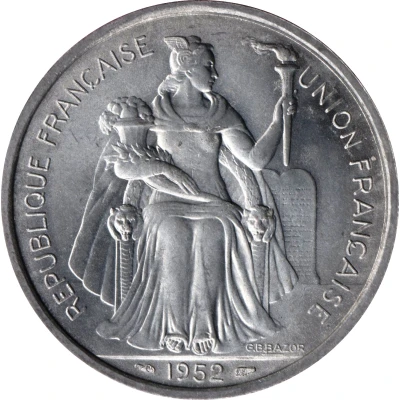 5 Francs Union française front