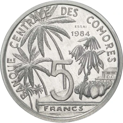 5 Francs World Fisheries Conference; Trial front