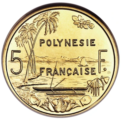 5 Francs with IEOM; Gold Piedfort back