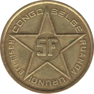 5 Francs front