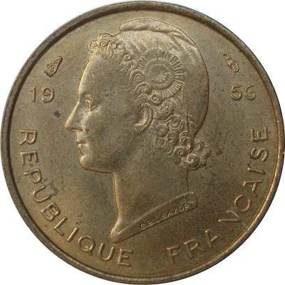 5 Francs front