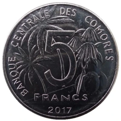 5 Francs front