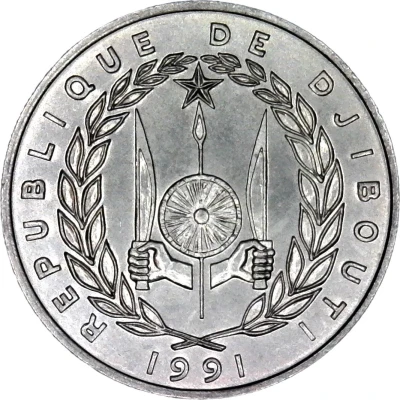 5 Francs front