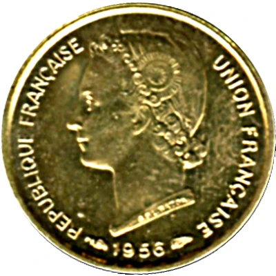 5 Francs front